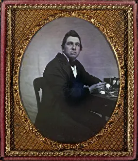 Watchmaker: Occupational portrait of a watchmaker, seated ?