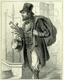 Railings: Occupations 1882 - The Old Clothes Man