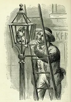 Lighter: Occupations 1883 - The Lamp Lighter
