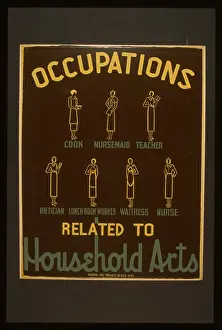 Waitress: Occupations related to household arts