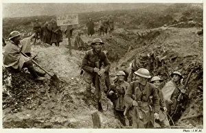 Serre: Occupying German position in the Somme area 1917