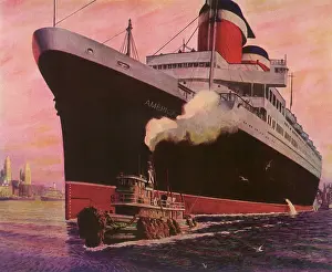 Tugboat: Ocean Liner and Tugboat
