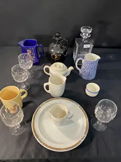 Decanter: Ocean Liners - assorted ceramics and glassware