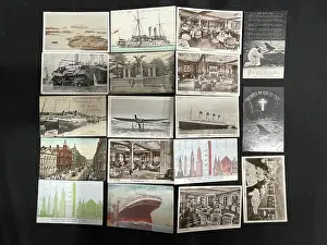 Nearer: Ocean liners, collection of 18 postcards
