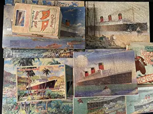 Merchandising: Ocean Liners - selection of jigsaw puzzles