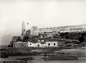 Morro: Ocean front and Morro Castle, Havana Cuba