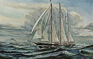 Sailboats: Ocean Schooner Star of Peace