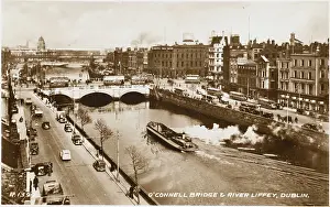Connell: O'Connell Bridge and River Liffey, Dublin, Ireland