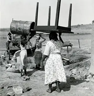 Landowners: October 13 1963 - With their possession heaped in the