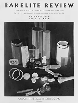Resins: October 1933 issue of Bakelite Review, about