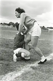 Alls: October 1962 - Patsy the goalie pulled a muscle but