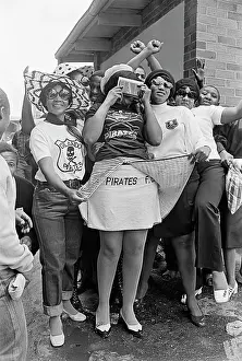 Bucs: October 24 1971 - Pirates supporters. Bucs supporters