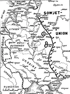 Schematic: October attack of the Army Group Center, 1941