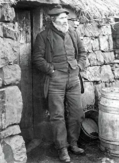 Skye: Octogenarian Skye crofter, Scotland