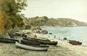Babbacombe: Oddicombe Beach, Babbacombe, near Torquay, South Devon
