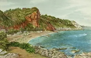 Babbacombe: Oddicombe Beach, Babbacombe, near Torquay, Devon