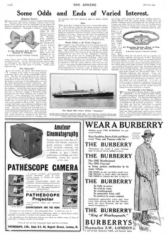 Cinematography: Some odds and ends of varied interest 1914