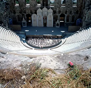 Distinctive: Odeon of Herodes Atticus, also known as the Herodeon