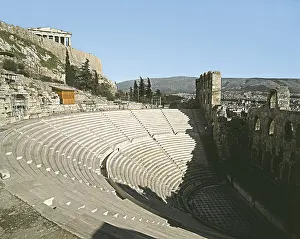 Attica: Odeon of Herodus Atticus. ca. 161 BC. GREECE