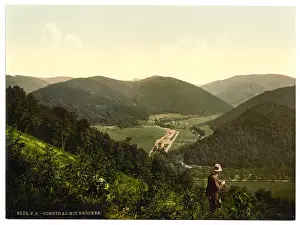 Brocken: Oderthal and view of Brocken, Hartz, Germany
