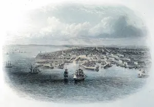 C1855: Odessa harbour, Ukraine c. 1855