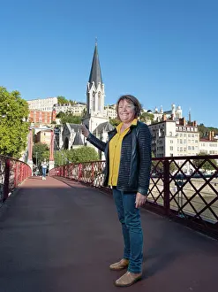 Passerelle: Odile Reynard, Passerelle Saint-Georges, Lyon, France