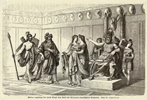 Odin: Odin and the Valkyries welcome a warrior to Valhalla