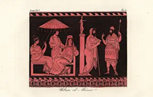 Moderno: Odysseus entertained by Alcinous ruler of the Phaiacians