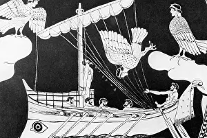 Odysseus: Odysseus and the sirens, 4th century