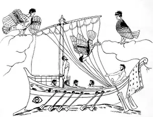 Sirens: Odysseus (Ulysses), Greek king of Ithaca and