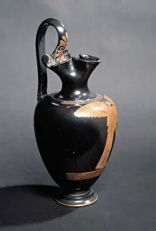 Oenochoe: Oenochoe with a trilobe mouthpiece