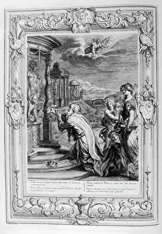 Represented: Oenus King of Calydon makes a sacrifice to the