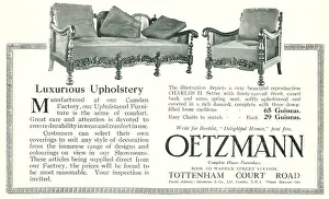 Furnishers: Oetzmann Advertisement