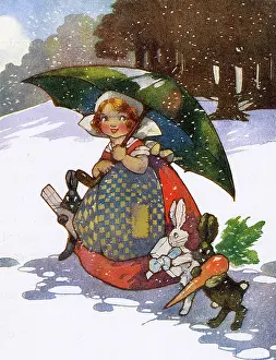 Jan19: Off to Post Their Christmas Presents