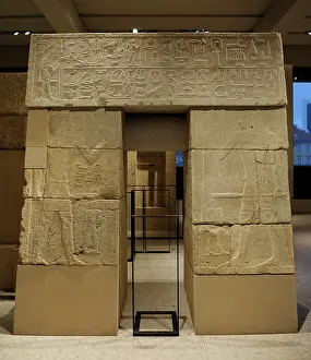 Giza: Offering chamber. Mastaba of Merib. Egypt