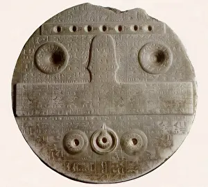 Fossils: Offering Table from Defdji, Egypt