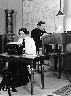 Typewriter: Office, circa 1905