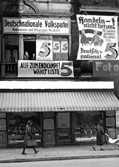 Neukoelln: Office of the DNVP in Neukoelln, 1933