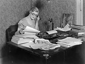 Typewriter: Office employee, 1920s