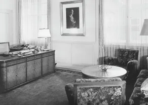 Cushion: Office in the Reich Chancellery, 1930s