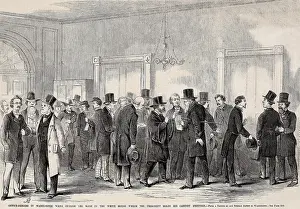 Favors: Office Seekers gather outside the White House