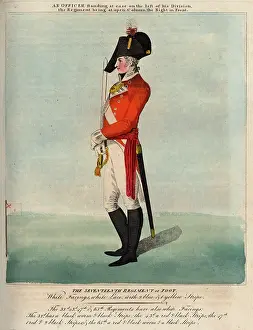 Facings: Officer of the 7th Regiment of Foot