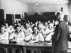 Muerwik: Officer training at the Naval school at Muerwik, 1935