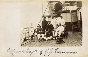 Canova: Officers and engineers, SS Canova, British cargo ship