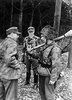 Commandant: Officers on a front inspection