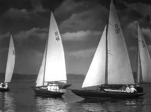 Likely: Officers of the Kriegsmarine during a training, 1938