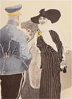 Eduard Thony (ghost Contributor): OFFICERS & LADIES/1901
