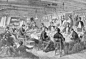 Voyager: Officers mess, 1854