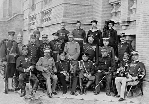 Falkenhayn: Officers of the multinational occupation force in Tientsin