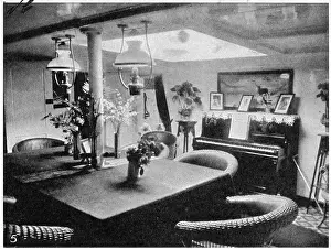 Nansen: The Officers Saloon aboard the Fram, 1912
